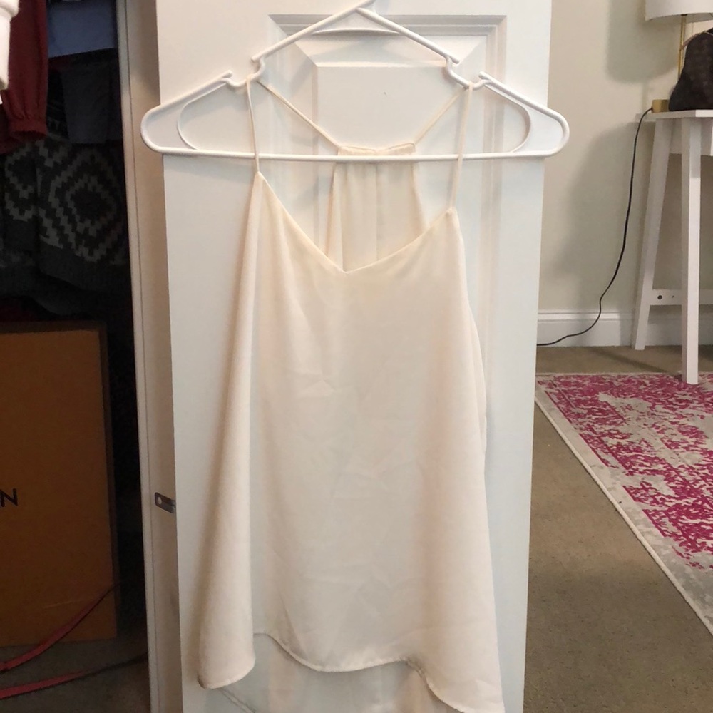 Express white tank top